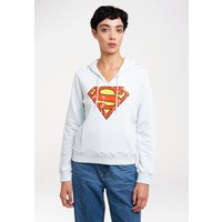 LOGOSHIRT Kapuzensweatshirt "DC Comics - Superman" mit lizenziertem Print von Logoshirt
