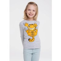 LOGOSHIRT Langarmshirt "Garfield" mit lässigem Frontprint von Logoshirt