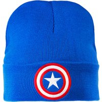 LOGOSHIRT Strickmütze "Captain America – Logo" mit coolem Motiv LOGOSHIRT Strickmütze "Captain America – Logo" mit coolem Motiv von Logoshirt