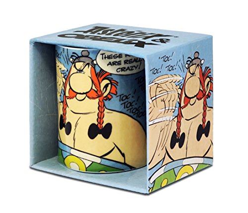 Asterix der Gallier - Asterix - TOC TOC TOC Porzellan Tasse - Kaffeebecher - farbig - Lizenziertes Originaldesign - Logoshirt von Logoshirt