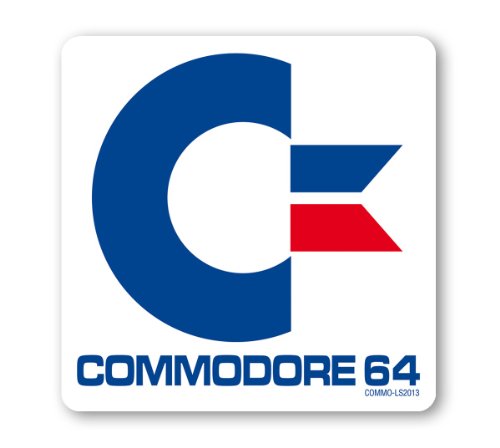 Logoshirt® Commodore 64 I C64 I Logo I Untersetzer I Coaster I Kork I 10x10cm I langlebiger Druck I Lizenziertes Originaldesign von Logoshirt