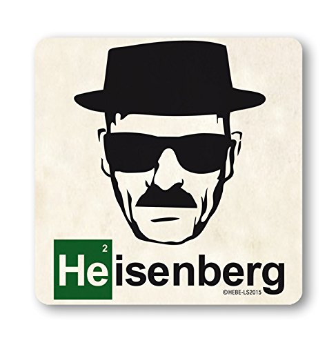 Logoshirt®️ Heisenberg I Untersetzer I Coaster I Kork I 10x10cm I langlebiger Druck I Lizenziertes Originaldesign von Logoshirt