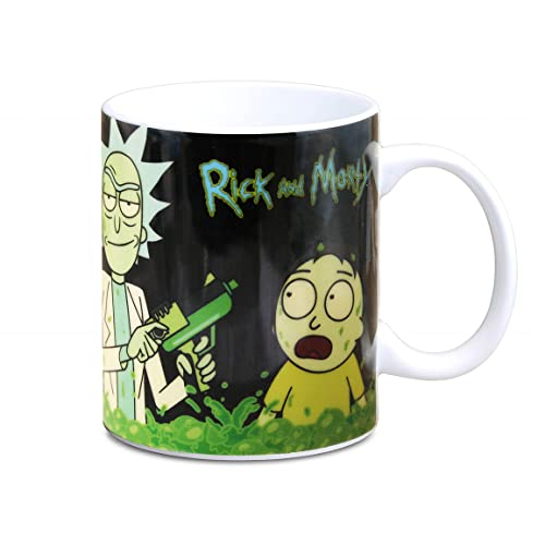 Logoshirt® Rick & Morty - The Acid Vat I Porzellan Tasse - Kaffeebecher, 300 ml I spülmaschinenfest & mikrowellengeeignet I in Farbiger Geschenkverpackung I Lizenziertes Original Design von Logoshirt