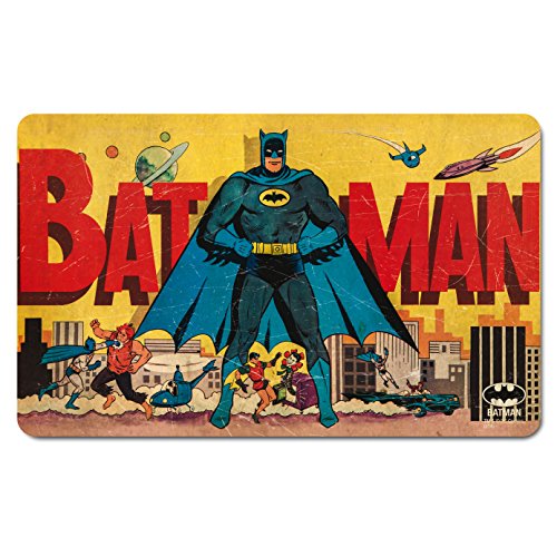 Logoshirt® DC I Batman I Gotham City I Frühstücksbrettchen I Schneidebrett I 23x14cm I spülmaschinenfest & hitzebeständig I Lizenziertes Originaldesign von Logoshirt