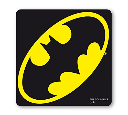 Logoshirt®️ DC Comics I Batman I Logo I Untersetzer I Coaster I Kork I 10x10cm I langlebiger Druck I Lizenziertes Originaldesign von Logoshirt