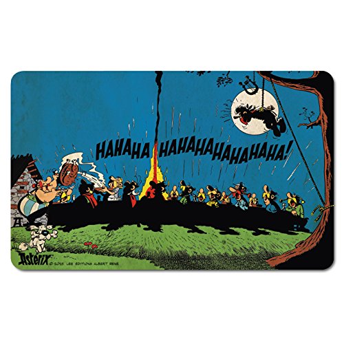 Logoshirt® Asterix I Obelix I Banquet I Frühstücksbrettchen I Schneidebrett I 23x14cm I spülmaschinenfest & hitzebeständig I Lizenziertes Originaldesign von Logoshirt