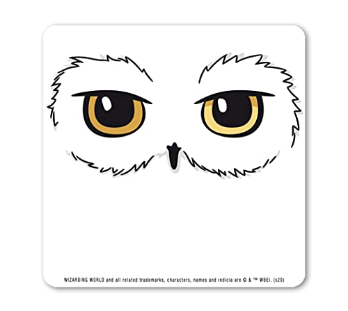 LOGOSHIRT - Harry Potter - Eule - Hedwig - Augen - Untersetzer - Coaster - farbig - Lizenziertes Originaldesign von Logoshirt