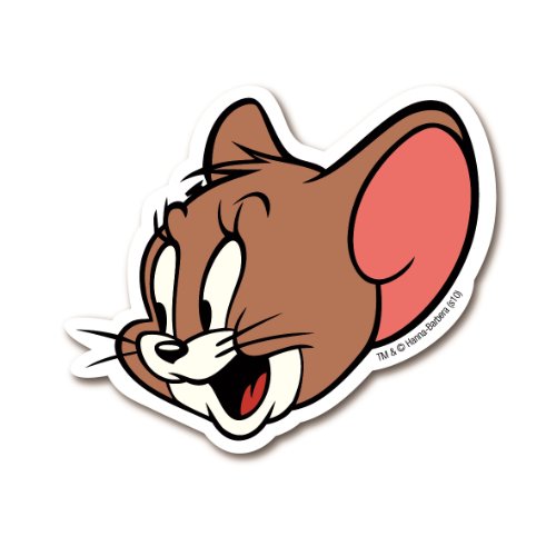 Logoshirt Magnet Jerry - Tom und Jerry - Silhouette - Kühlschrankmagnet von Logoshirt