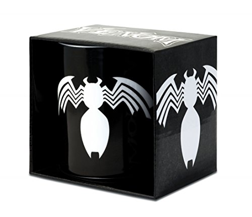 Logoshirt Marvel Comics - Venom Porzellan Tasse - Kaffeebecher - schwarz - Lizenziertes Originaldesign von Logoshirt
