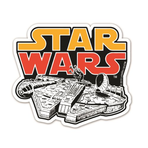 Logoshirt – Star-Wars-Magnet, Motiv: Darth Maul Millennium Falke Millenium Falcon von Logoshirt