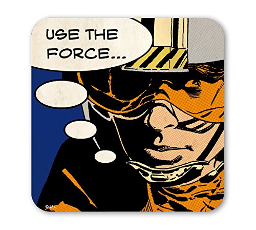 Logoshirt Star Wars Untersetzer - Comics - Krieg der Sterne - Use The Force - farbig - Lizenziertes Originaldesign von Logoshirt