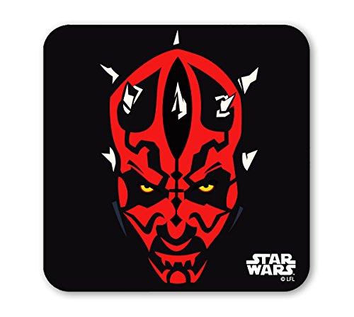 Logoshirt Star Wars Untersetzer - Krieg der Sterne - Darth Maul - farbig - Lizenziertes Originaldesign von Logoshirt