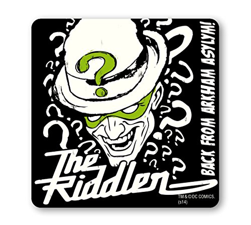 The Riddler Untersetzer – Bierdeckel – DC-Comics - schwarz - Lizenziertes Originaldesign - LOGOSHIRT von Logoshirt