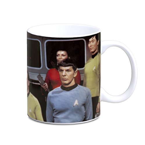 Logoshirt® Star Trek I USS Enterprise I Crew I Porzellan Tasse Kaffeebecher, 300 ml I in Farbiger Geschenkverpackung I Lizenziertes Original Design von Logoshirt