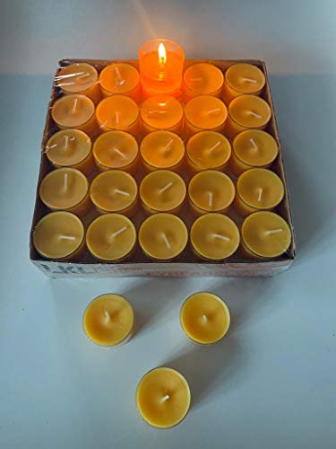 Logumkloster Dänisch Nightlights, Teelichter gelb 50er Box transparente Hülle Brenndauer ca. 8 Std. von Logumkloster