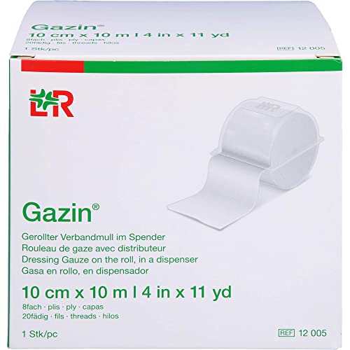 Gazin Verbandmull 10 cmx10 m 8fach, 1 St von Lohmann & Rauscher