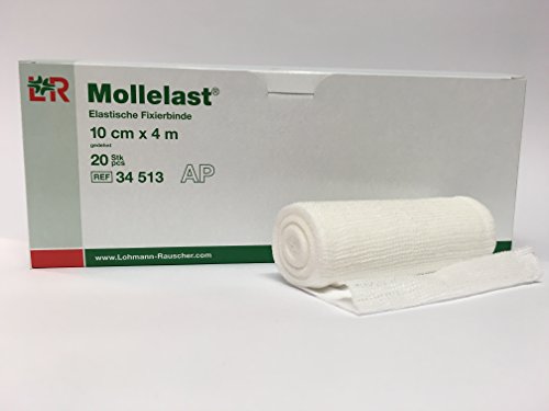 Lohmann & Rauscher Mollelast Fixierbinde 10cm x 4 m 20 Stück von Lohmann & Rauscher