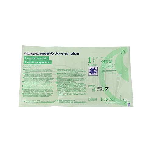 Lohmann & Rauscher OP-Handschuhe 'Sempermed Derma Plus' steril, Gr. 7,0, 50 Paar/Packung, Weiß von Lohmann & Rauscher