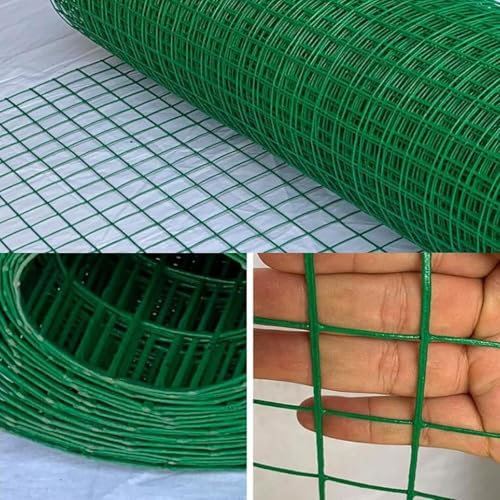 LoiYtrd Heckenschutz Zäune Maschendrahtzaun mit 3 cm Maschenweite – verstellbare Gartenbarriere aus Metall for Bauernhöfe und Obstbäume Gartenarbeit Zäune(1.2x18m) von LoiYtrd