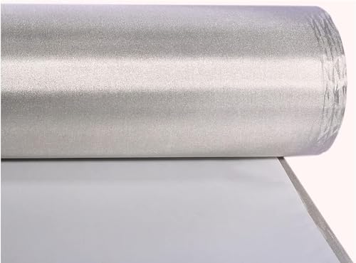 LoiYtrd Signalabschirmungstuch Abschirmendes Faraday-Gewebe, leitfähiges, galvanisiertes Kupfer-Nickel-Gewebe, das Strahlungssignalabschirmung blockiert Zum Schutz vor Strahlung/WiFi(1.1X4m/43X160in) von LoiYtrd