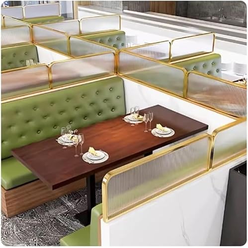 LoiYtrd Trennwände für Arbeitsflächen 1 Stück Schreibtisch-Trennwand, Changhong-Glas-Arbeitsplatte, Trennwand, Restaurant-Dekoration Trennwände für Essbereiche(130x30cm) von LoiYtrd