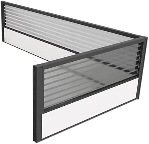 LoiYtrd Trennwände für Arbeitsflächen Schreibtisch-Sichtschutzwand, transparente Trennwand, Computertisch Trennwände für Essbereiche(120 * 60 * 35cm) von LoiYtrd