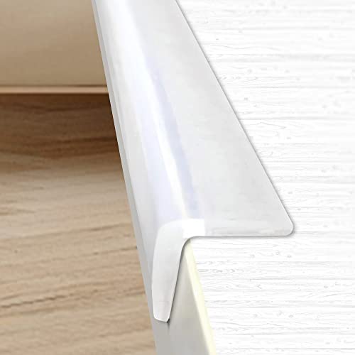 Loiion Kantenschutz Baby 100% Silikon, Transparent Selbstklebend Eckenschutz für Tisch Schutz Wand Möbel Kinder, Weich Tischkantenschutz, 5m von Loiion
