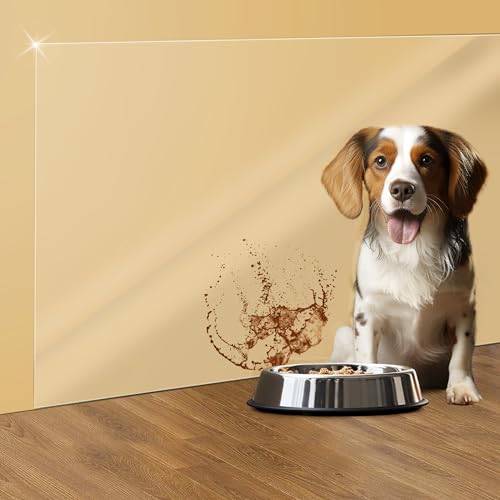 Loiion Klar Wandschutzfolie Selbstklebend, Adhäsionsfolie Transparent Klebefolie Möbel Schutzfolie, Spritzschutz Küchenrückwand Selbstklebend, Schutzfolie für Wand, Möbel, Büro, Küchenwände, 40X500cm von Loiion