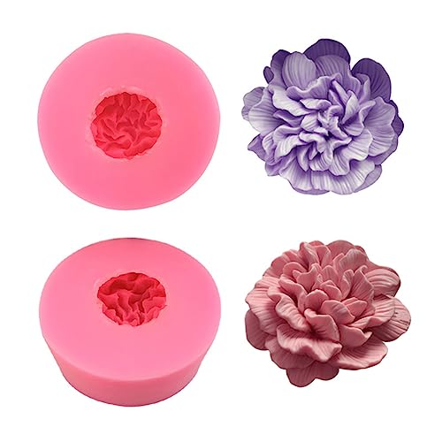 2 Stück Blumen-Schokoladenformen, Silikon Nelkenform Fondant-Blumenformen 3D-Blumen-Zuckergussform, Kuchen-Backform, Werkzeuge für Wachsschmelzen, Kuchendekoration, Süßigkeiten, Gelee, Zuckerarbeiten 2 Stück Blumen-Schokoladenformen, Silikon Nelkenform Fondant-Blumenformen 3D-Blumen-Zuckergussform, Kuchen-Backform, Werkzeuge für Wachsschmelzen, Kuchendekoration, Süßigkeiten, Gelee, Zuckerarbeiten von Lokatall