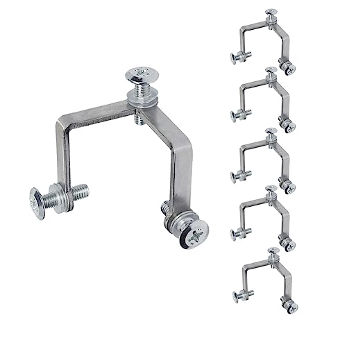 Lokatall 6 Stück randlose Glasklemmenhalterung, verstellbare Glasklemmenhalter, Bildschirmtrennungsclips, Balustrade-Glashalterungen für Vitrine, Glas, Aquarien, Balustrade, Glas, Bürotrennungen Lokatall 6 Stück randlose Glasklemmenhalterung, verstellbare Glasklemmenhalter, Bildschirmtrennungsclips, Balustrade-Glashalterungen für Vitrine, Glas, Aquarien, Balustrade, Glas, Bürotrennungen von Lokatall