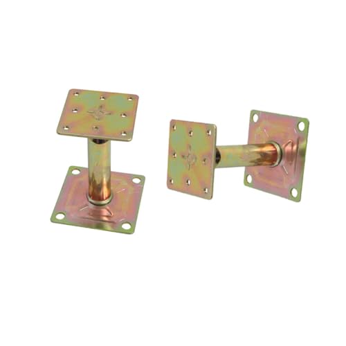 Verstellbare Grundplatten Klammern Pfostenhalter, Lokatall 2 Pack Heavy Duty Roof Support 55-75mm Erhöhte Zaunpfosten Basis Unterstützung verzinktem Stahl für Gebäude Bedachung beweglichen Gerüstbau Verstellbare Grundplatten Klammern Pfostenhalter, Lokatall 2 Pack Heavy Duty Roof Support 55-75mm Erhöhte Zaunpfosten Basis Unterstützung verzinktem Stahl für Gebäude Bedachung beweglichen Gerüstbau von Lokatall