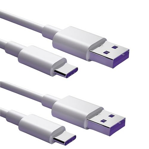 LokoBatii 2 Stück USB-C Kabel - 2M Schnellladung & Datenkabel - PVC Ladekabel USB-C Ladegerät für Phones, Galax, Pads, Mac Book usw von LokoBatii