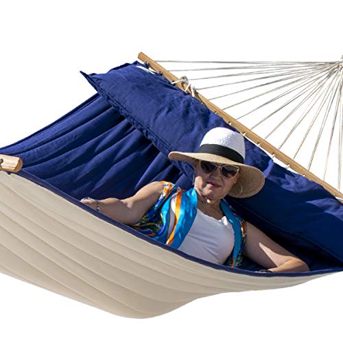 Unbekannt Lola Luxus Stab Hängematte gefüttert American Hammock Lifestyle Ocean mit Kissen von Lola Hängematten