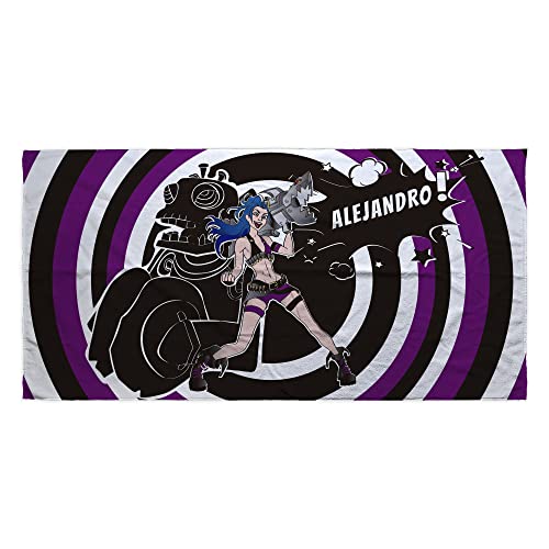 Anime Handtuch. Personalisierte Geschenke. Strand-/Poolhandtuch. Personalisierte Handtücher mit Namen. Verschiedene Größen. Jinx LOL Anime Handtuch. Personalisierte Geschenke. Strand-/Poolhandtuch. Personalisierte Handtücher mit Namen. Verschiedene Größen. Jinx LOL von LolaPix