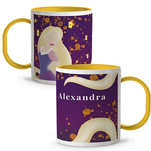 Disney Prinzessin Becher. Personalisierte Tasse mit Namen. Plastikbecher für Kinder. Originelle Tassen für Geschenke. Disney Becher. RAPUNZEL von LolaPix