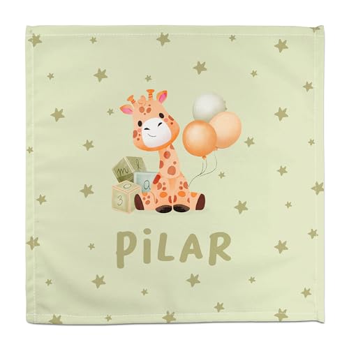 Geburtstag Servietten. Personalisierte Serviette mit Name. Baby-Serviette. Kinderservietten für die Schule. 50% Baumwolle. Kinderserviette. Personalisierte Geschenke. Giraffe Sterne von LolaPix