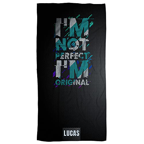 LolaPix Handtuch Fitnessstudio. Handtuch Personalisiert. Mikrofaser Handtuch. Sporthandtuch/Strandtuch/Fitness Handtuch. Superabsorbierend und Antibakteriell. Mit Namen. Perfect von LolaPix