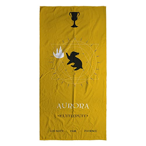 LolaPix Harry Handtuch. Badetuch Kinder. Personalisierte Handtücher. Strandtuch mit Namen. Personalisierte Geschenke. Verschiedene Designs und Größen.Hufflepuff LolaPix Harry Handtuch. Badetuch Kinder. Personalisierte Handtücher. Strandtuch mit Namen. Personalisierte Geschenke. Verschiedene Designs und Größen.Hufflepuff von LolaPix