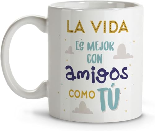LolaPix Bester Freund Becher Freundschaft Tassen Original Frühstück Tassen Keramik 330ml Geschenke mit Sprüchen Personalisierte Tassen von LolaPix
