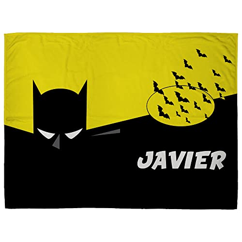 LolaPix Decke Personalisiert mit Namen. Personalisierte Fotogeschenke. 75x105cm. Verschiedene Designs. Einseitig personalisierte Decken. Weiche Decke. Superhero. SCHLÄGER von LolaPix