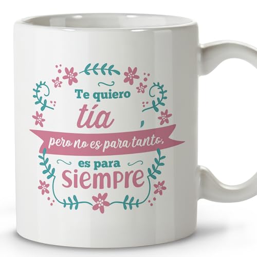 LolaPix Geschenk für Damen, Kaffeetassen, Geschenk für Tante, Geschenke für meine Tante, Keramiktasse, 330 ml. von LolaPix