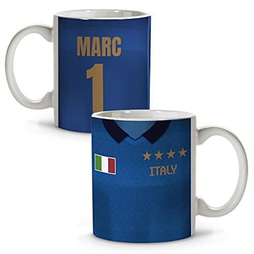 LolaPix Italien Tasse. Tasse personaliert mit Namen. Personalisierte Geschenke. Verschiedene Länder. Italien von LolaPix