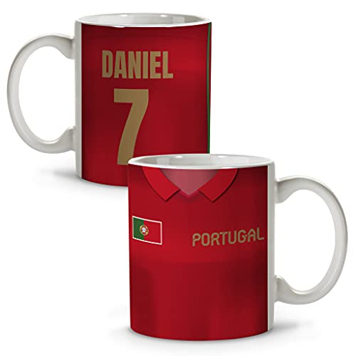 LolaPix Portugal Tasse. Tasse personaliert mit Namen. Personalisierte Geschenke. Verschiedene Länder. Portugal von LolaPix