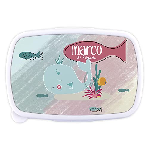 LolaPix Snackbox Kinder. Lunchbox Kinder. Brotdose Personalisierter mit Name/Schuljahr. 18x13x6cm. Schulanfang Geschenk. Kind-Wal LolaPix Snackbox Kinder. Lunchbox Kinder. Brotdose Personalisierter mit Name/Schuljahr. 18x13x6cm. Schulanfang Geschenk. Kind-Wal von LolaPix