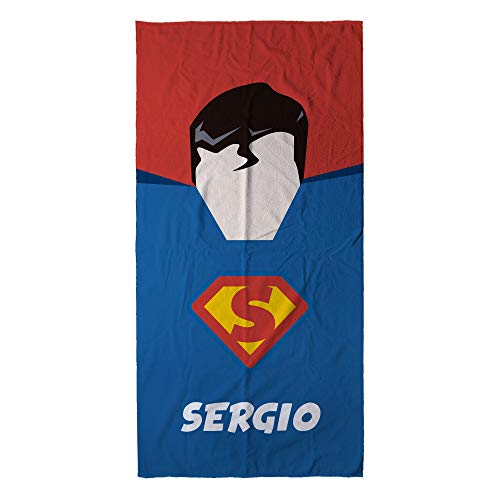 LolaPix Strand Badetuch personalisiert. Strandtuch mit Namen. Personalisiertes Strand Badetuch. Superhero LolaPix Strand Badetuch personalisiert. Strandtuch mit Namen. Personalisiertes Strand Badetuch. Superhero von LolaPix
