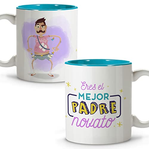 Papa Tassen Ich liebe dich Papa Original Frühstückstassen Keramiktasse 330ml Geschenke mit Sprüchen Papa Anfänger von LolaPix