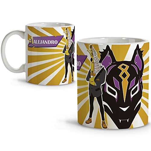 Personalisierte Tasse mit Name/Text.Kaffetasse. Tasse Gamer. Personalisierte Geschenke für Fans. Keramiktasse. BANANA FORTNITE von LolaPix