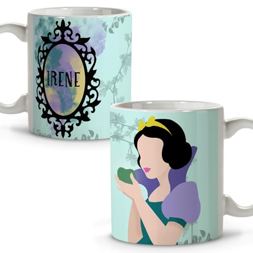 Personalisierte Tasse mit Namen. Keramik Becher 330 ml. Prinzessinnen-Becher. Originelle Geschenke. Schneeprinzessin von LolaPix