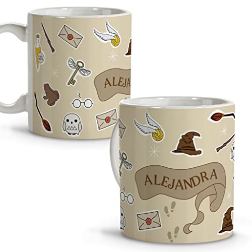 Personalisierte Tasse. Personalisierte Geek-Geschenke. Personalisierte Keramiktassen. Tasse Frühstück. Originelles Geschenk. Magie von LolaPix