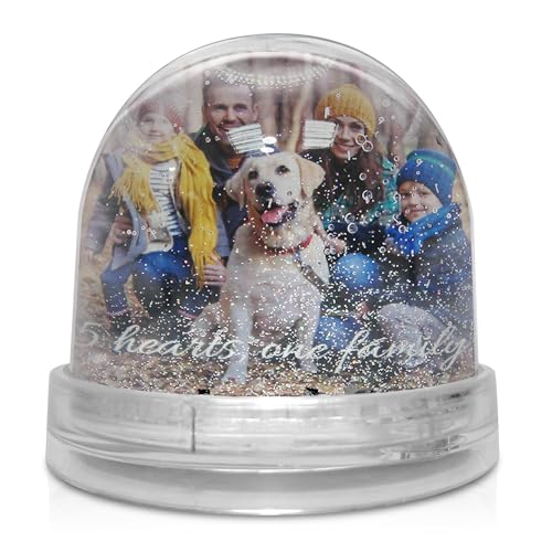 Schneekugel mit Foto. Personalisierte Schneekugel. Origineller Fotorahmen. Originelles Geschenk. Schneekugel mit Strasssteinen. von LolaPix